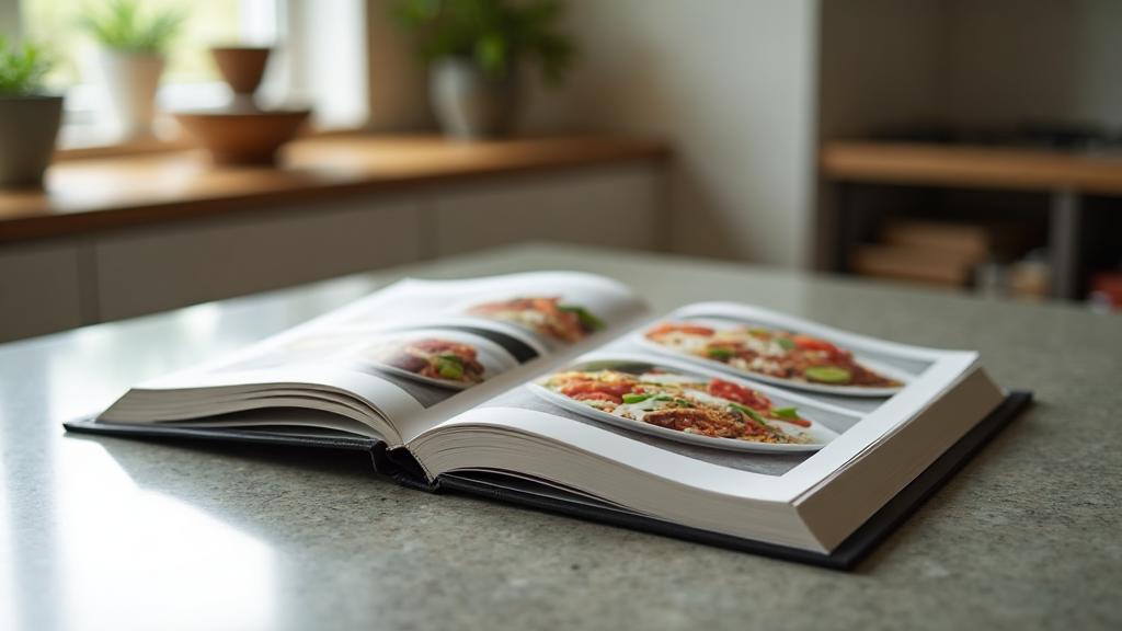 luxe kookboek met recepten en foodfotografie