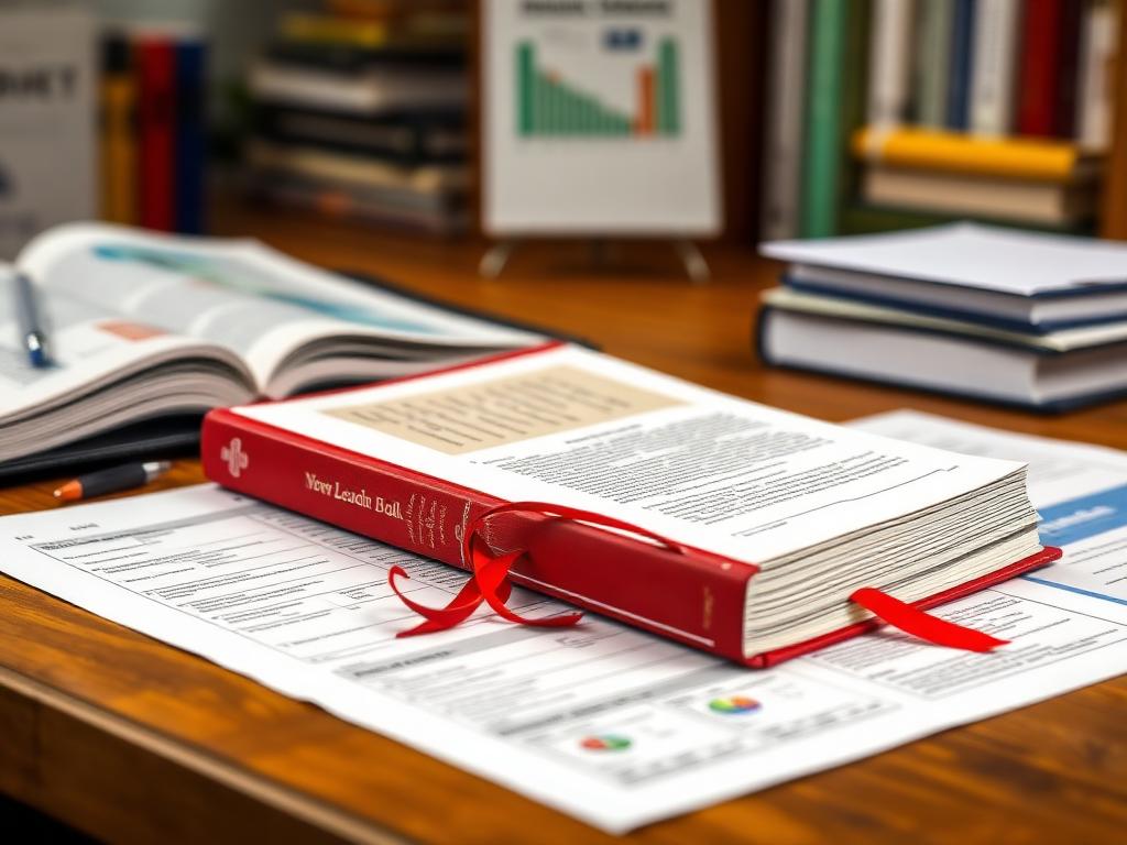 professioneel gedrukt leerboek voor onderwijs